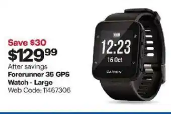 Best Buy Forerunner 35 GPS Watch - Large offer
