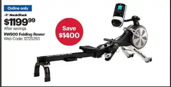 Best Buy RW500 Folding Rower offer