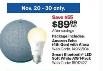 Best Buy Amazon Echo (4th Gen) with Alexa offer