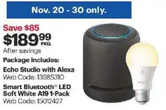 Best Buy Echo Studio with Alexa offer
