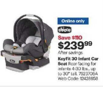 Best Buy KeyFit 30 Infant Car Seat offer