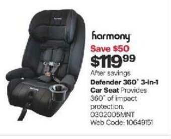 Best Buy Defender 360 3-in-1 Car Seat offer