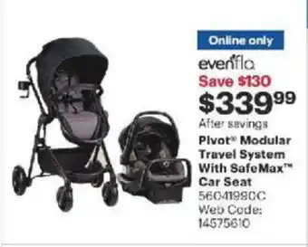 Best Buy Pivot Modular Travel System offer