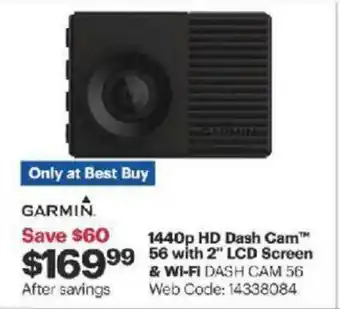 Best Buy 1440p HD Dash Cam offer