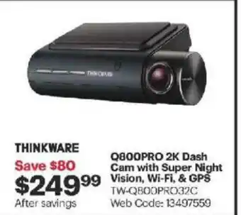 Best Buy Q800PRO 2K Dash Cam with Super Night offer