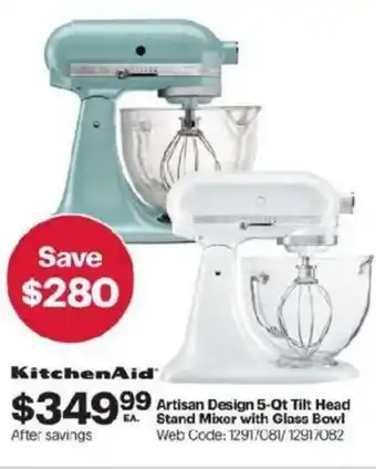 Best Buy Artisan Design 5-Qt Tilt Head offer