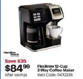 Best Buy FlexBrew 12-Cup 2-Way Coffee Maker offer