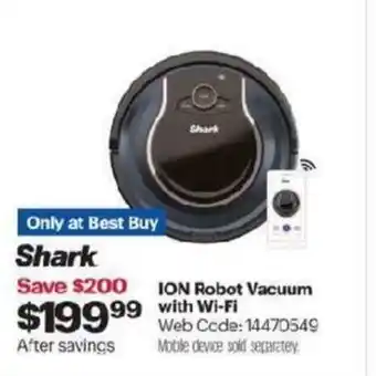 Best Buy ION Robot Vacuum with Wi-Fi offer