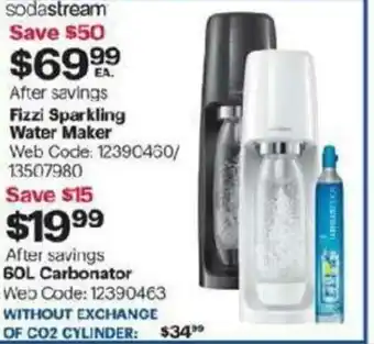 Best Buy Fizzi Sparkling Water Maker offer