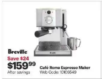 Best Buy Café Roma Espresso Maker offer