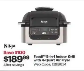 Best Buy Foodi 5-in-1 Indoor Grill offer
