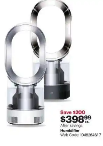 Best Buy Humidifier offer