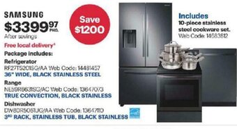 Best Buy Refrigerator offer
