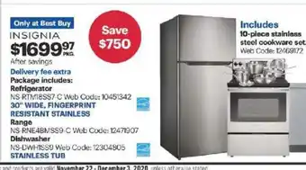 Best Buy Refrigerator offer
