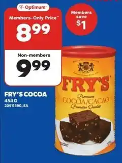 Real Canadian Superstore Fry's cocoa offer