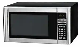 Walmart Hamilton Beach 1.1 cu.ft. Stainless Steel Microwave, 10 power levels offer