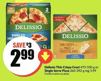 FreshCo Delissio Thin Crispy Crust offer