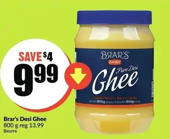 FreshCo Brar's Dsi Ghee offer