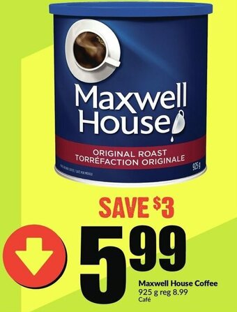 FreshCo Maxwell House Coffee offer