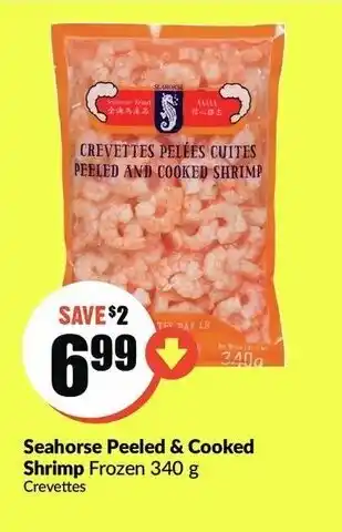 FreshCo Seahorse Peeled & Cooked Shrimp offer