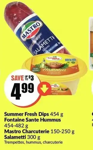 FreshCo Summer Fresh Dips Fontaine Sante offer