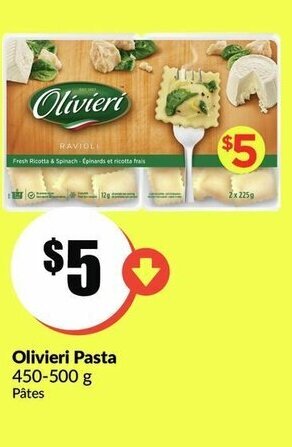 FreshCo Olivieri Pasta offer