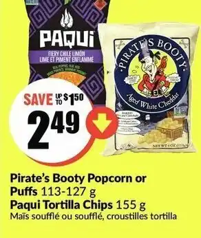 FreshCo Pirate's Booty Popcorn or Puffs offer