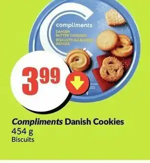 FreshCo Compliments Danish Cookies offer