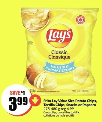 FreshCo Frito Lay Value Size Potato Chips offer
