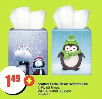 FreshCo Scotties Facial Tissue Winter Cube offer