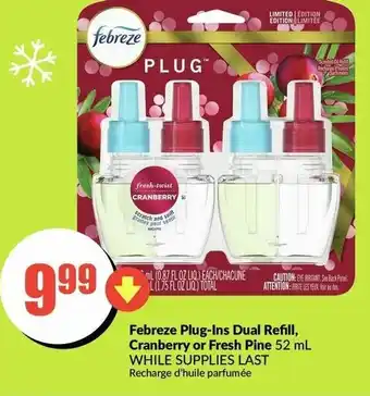 FreshCo Febreze Plug-Ins Dual Refill offer