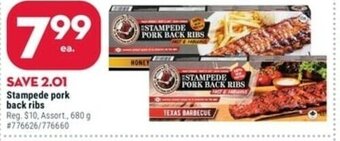 Giant Tiger Stampede Pork Back Ribs offer