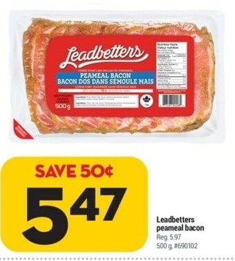 Giant Tiger Leadbetters Peameal Bacon offer