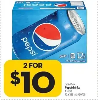 Giant Tiger Pepsi Drinks offer