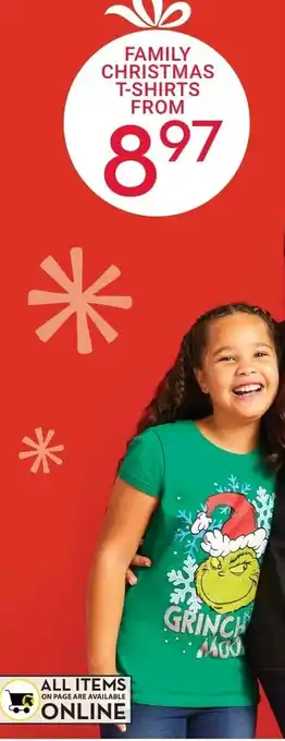 Giant Tiger Family Christmas T-Shirts offer