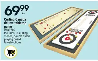 Giant Tiger Curling Canada Deluxe Tabletop Game offer