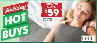 Giant Tiger 15lb Blanket offer