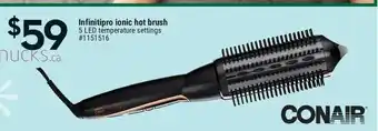 Giant Tiger Infinitipro Ionic Hot Brush offer