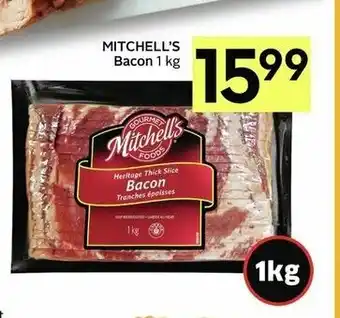 IGA Mitchell's Bacon offer