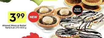 IGA Almond, Mince or Butter Tarts offer