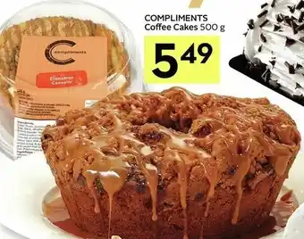 IGA Compliments Coffee Cakes offer