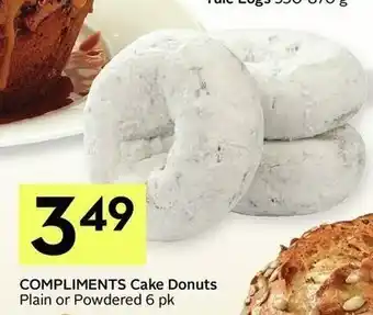 IGA Compliments Cake Donuts offer