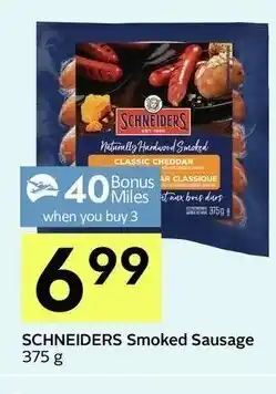 IGA Schneiders Smoked Sausage offer