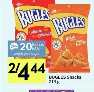 IGA Bugles Snacks offer
