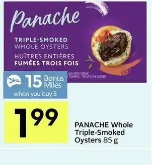 IGA Panache Whole Triple-Smoked Oysters offer