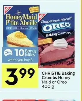 IGA Christie Baking Crumbs offer
