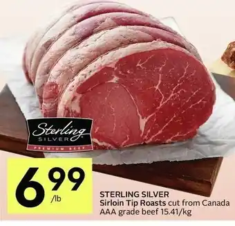 IGA Sterling Silver Sirloin Tip Roasts offer