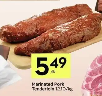 IGA Marinated Pork Tenderloin offer