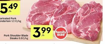 IGA Pork Shoulder Blade Steaks offer
