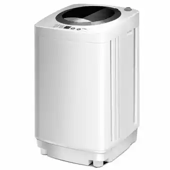 Walmart Portable Compact Full-Automatic Laundry Wash Machine Washer Spinner W/ Drain Pump 7.7 lbs Load Capacity offer